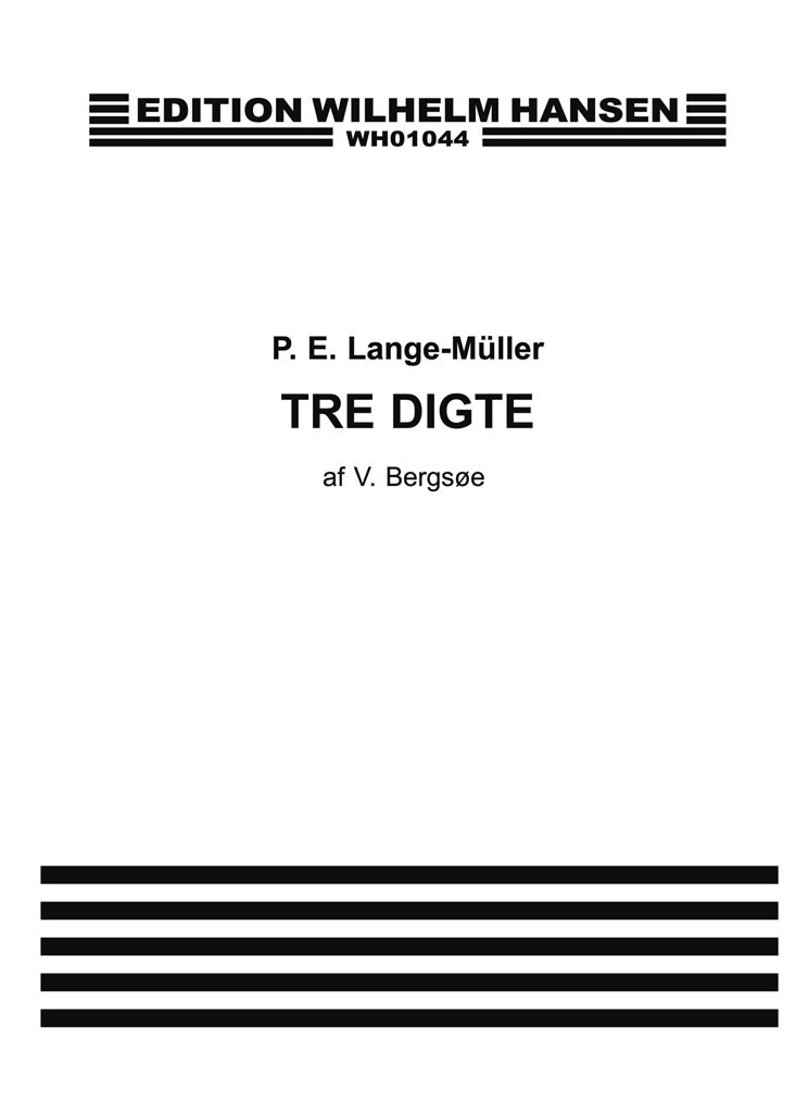 Tre Digte Op. 4